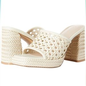 The Drop (on Amazon) Ivory Platform Heels - Size 9 - NEW IN BOX